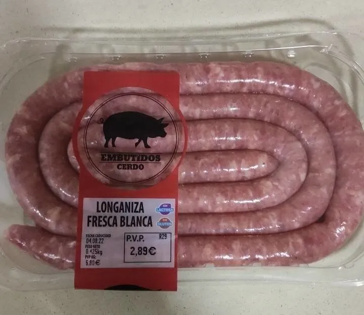Longaniza fresca blanca