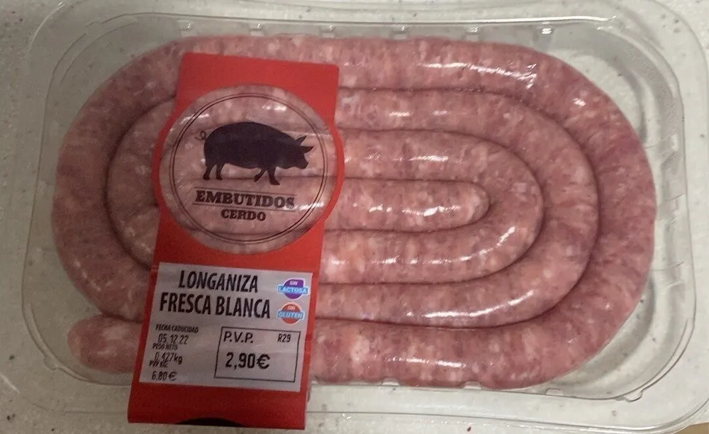 Longaniza fresca blanca