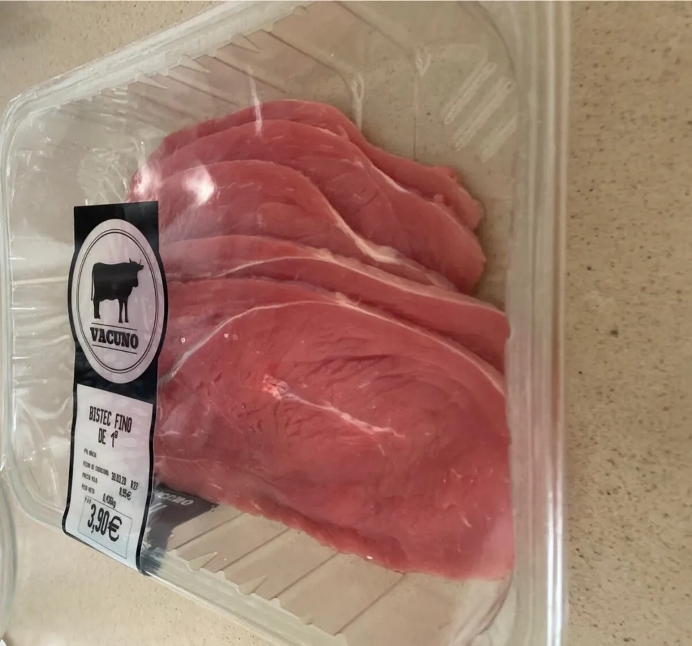 Bistec fino de 1ª