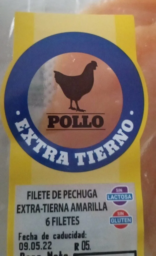 Pollo extra tierno