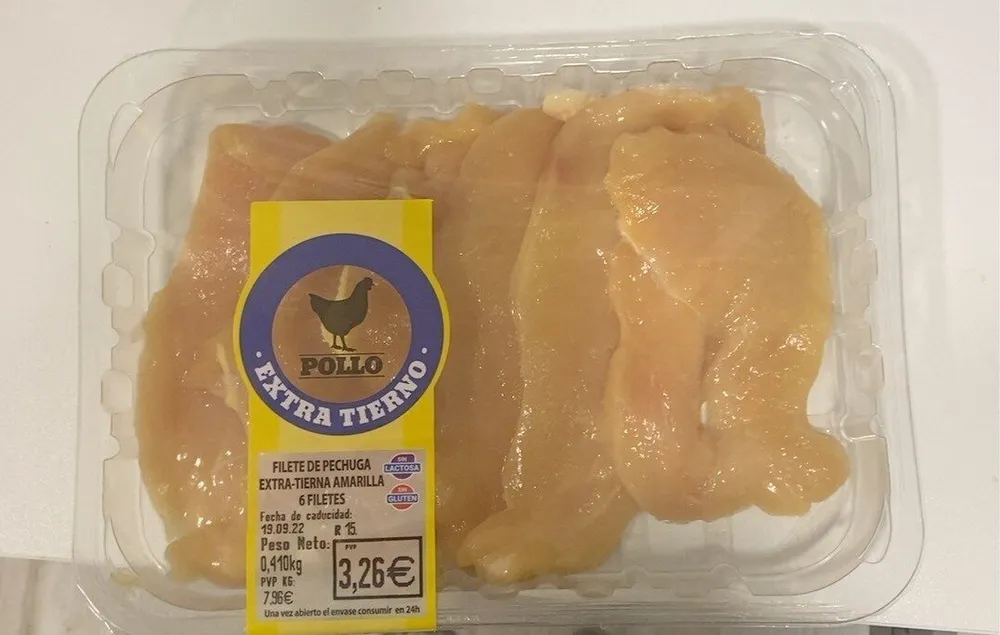 pollo extra tierno