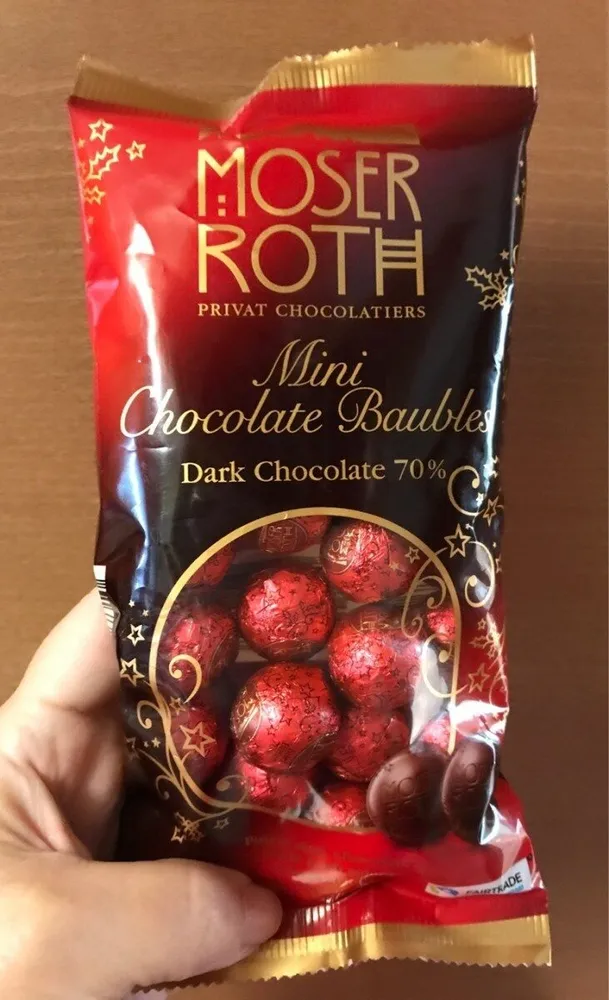 Mini chocolate Baubles