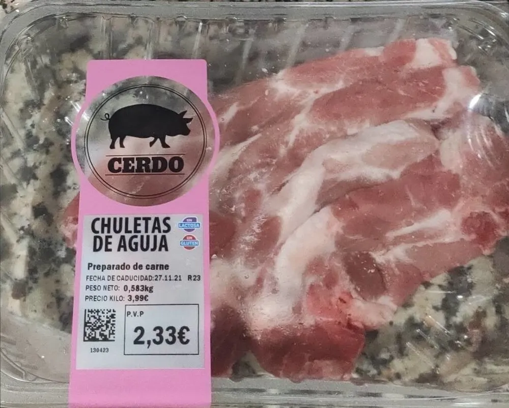 Chuletas de Aguja