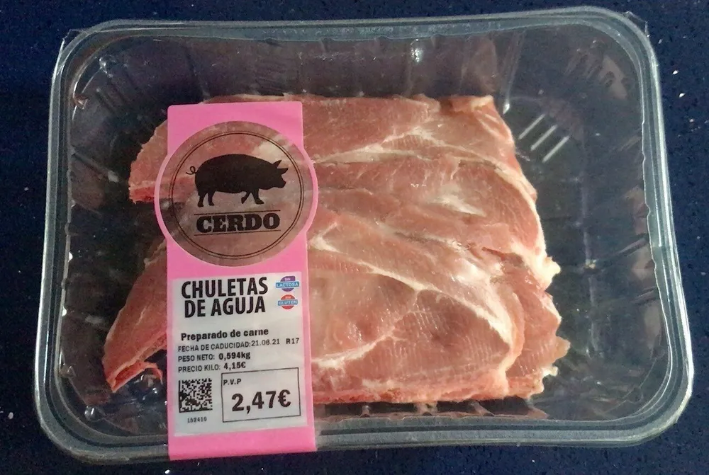 Chuletas de aguja