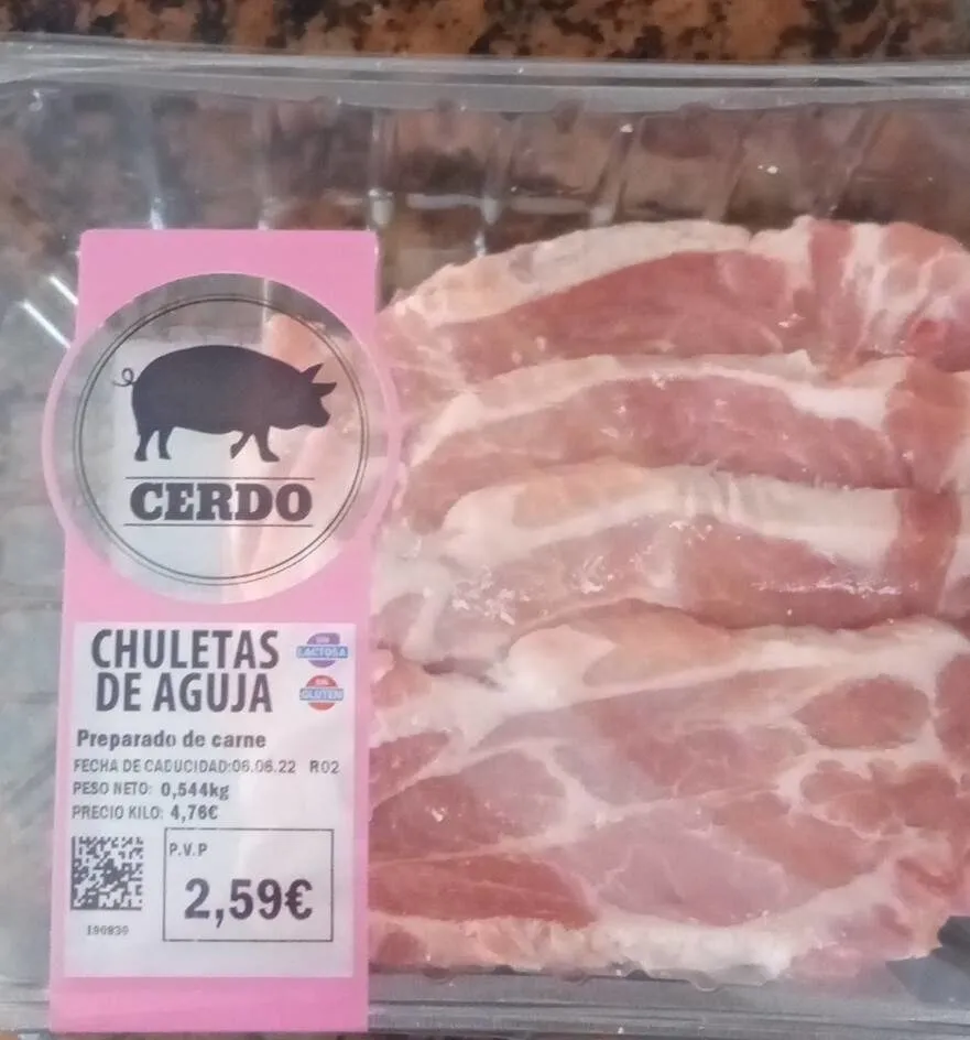Chuletas de aguja