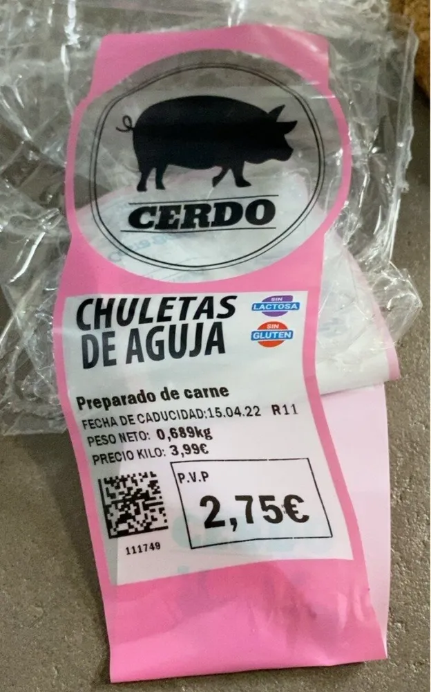 Chuletas de aguja