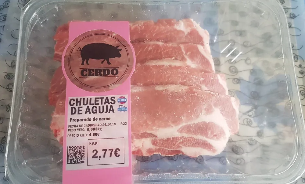 Chuletas de aguja