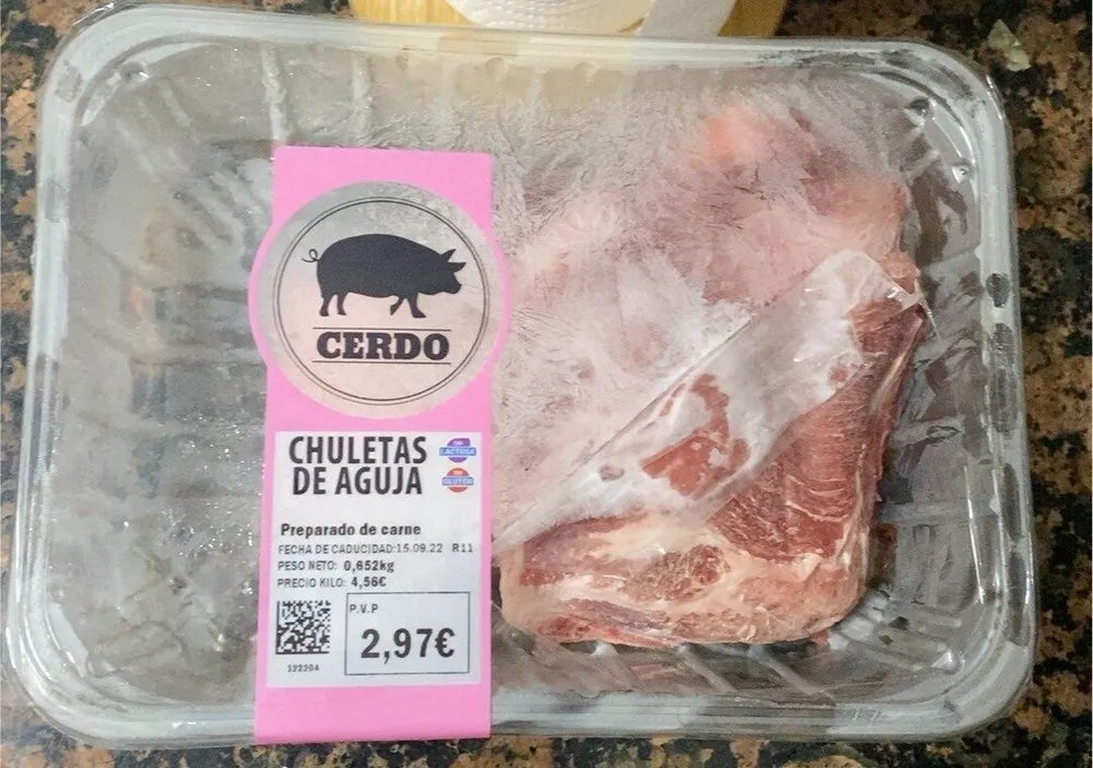 Chuletas de aguja