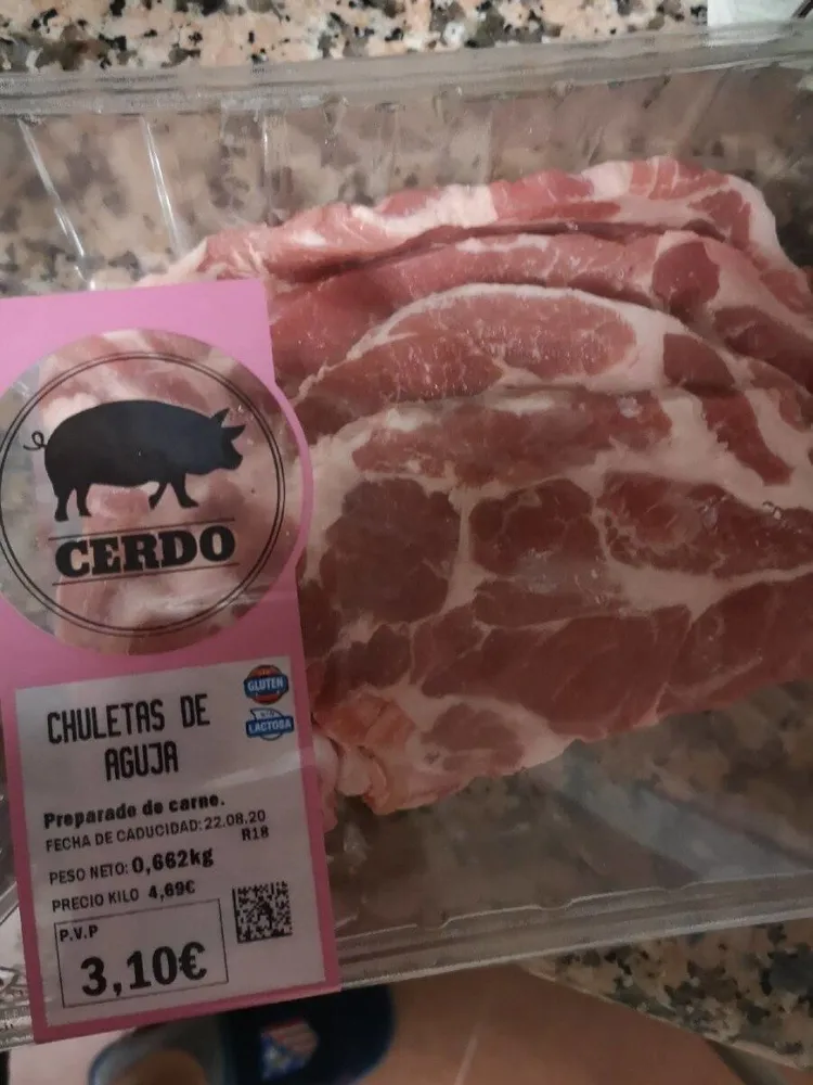 Chuletas de aguja