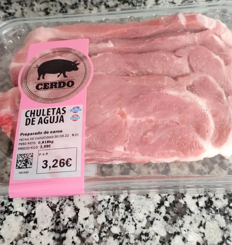 Chuletas de aguja