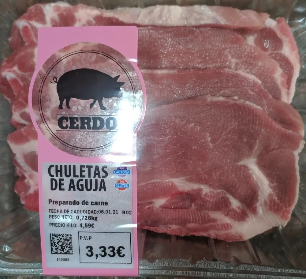 Chuletas de aguja