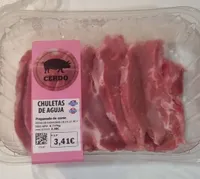 Chuletas de aguja de cerdo