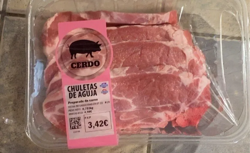 Chuletas de aguja