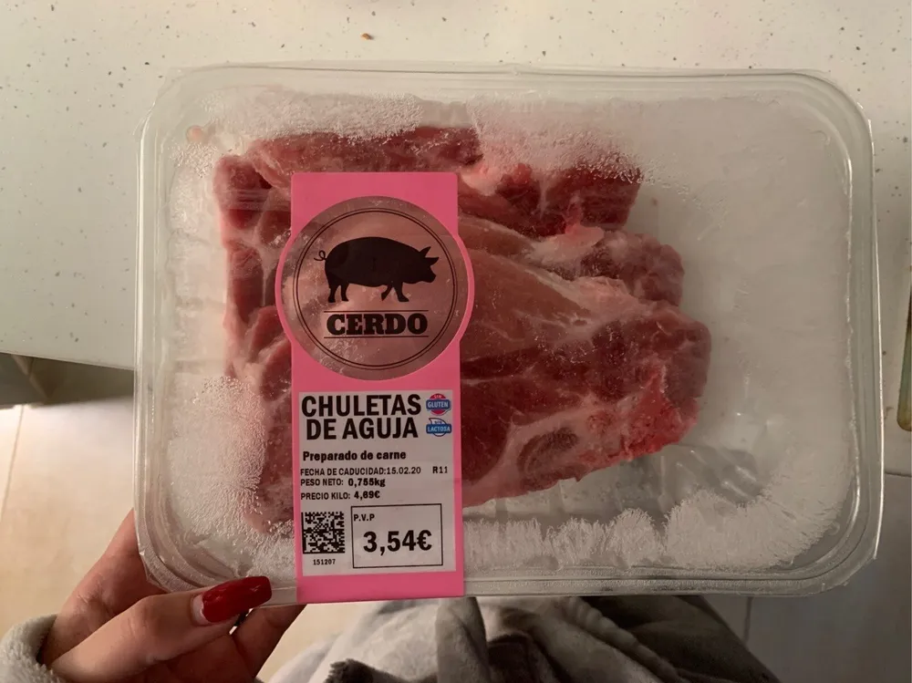 Chuletas de aguja