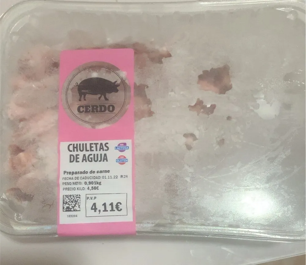 Chuletas de aguja