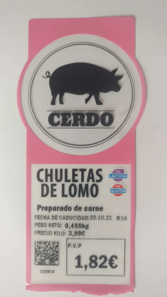 Chuletas de lomo de cerdo