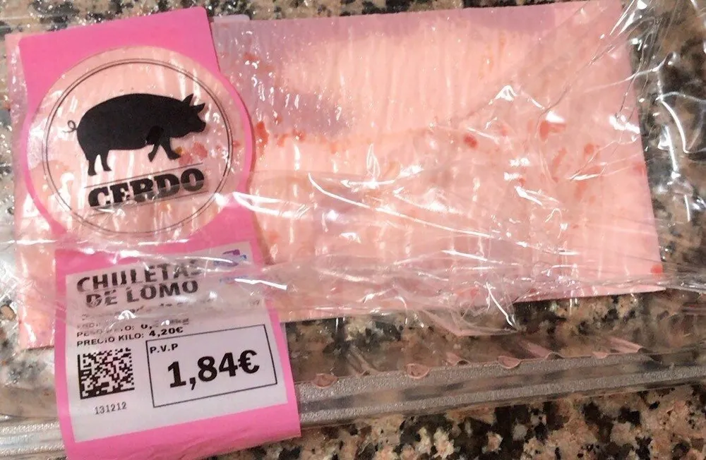 Chuletas de lomo cerdo