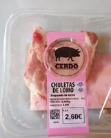 Chuletas de lomo de cerdo