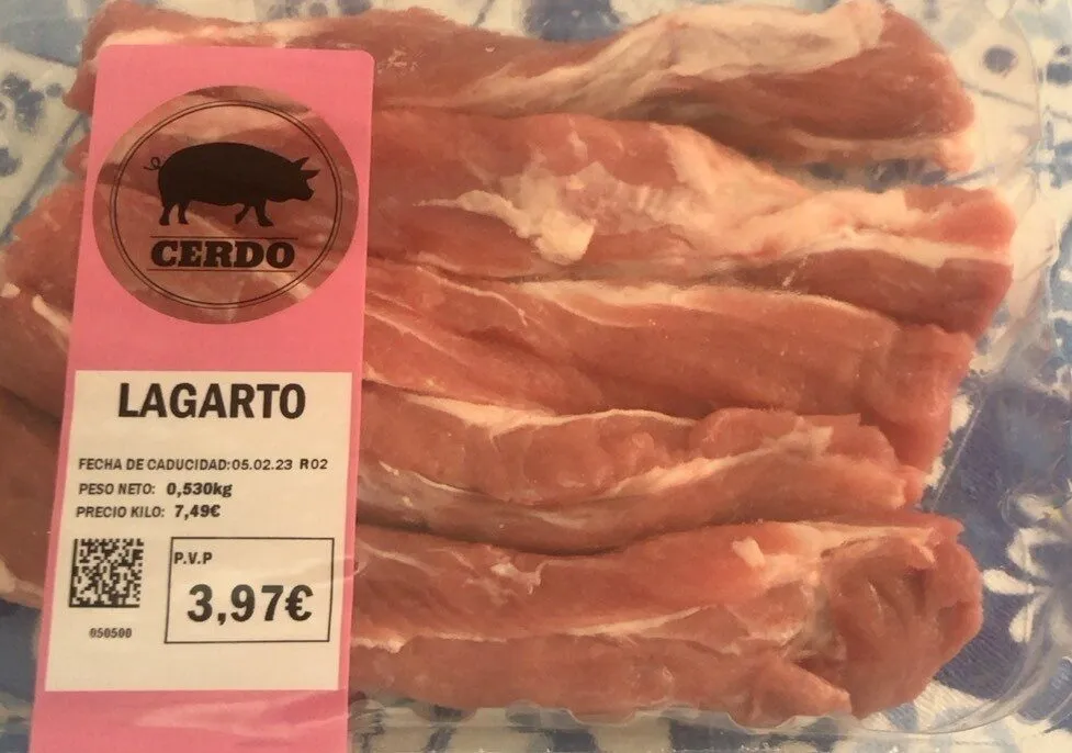 Lagarto de cerdo