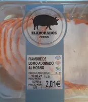Fiambre de lomo adobado al horno