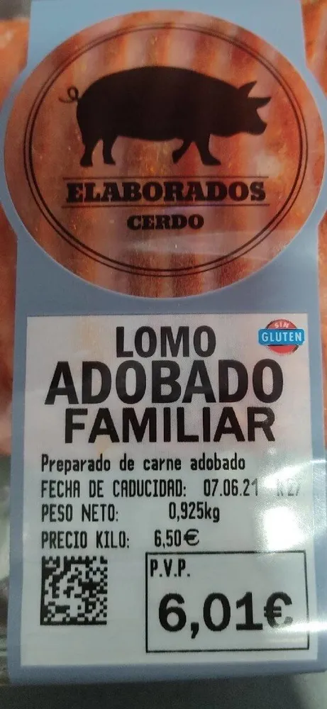 Lomo de cerdo adobado