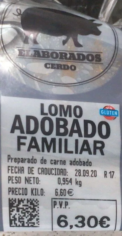 Lomo de cerdo adobado