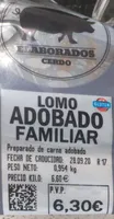 Lomo de cerdo adobado