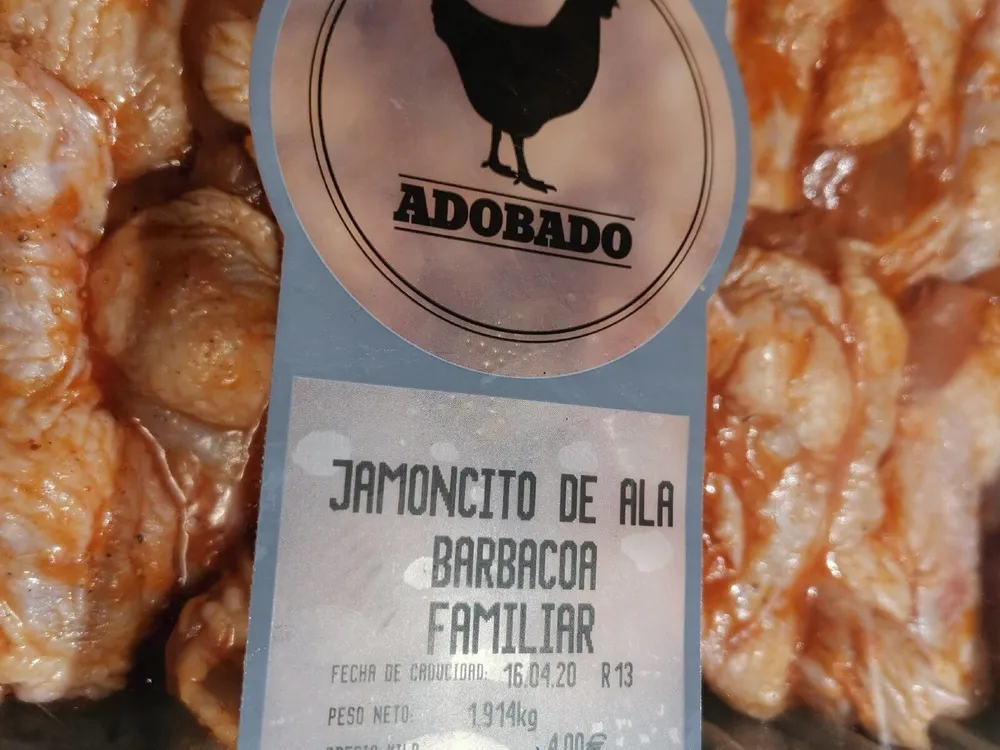 Jomoncito de ala barbacoa familiar