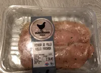 Pechuga de pollo ajillo marinada