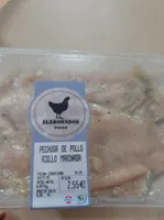 Pechuga de pollo ajillo marinada