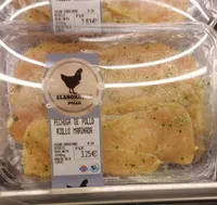 Pechuga de pollo al ajillo marinada