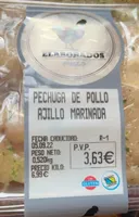 Pechuga de Pollo ajillo marinada
