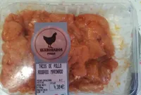 Tacos de pollo adobado marinado