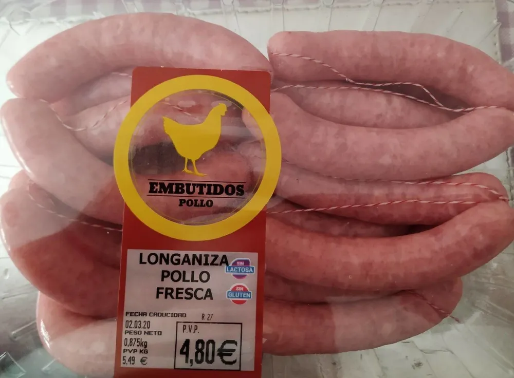 Longaniza pollo fresca