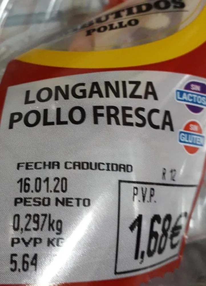 Longaniza Pollo Fresca