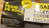 Paletilla cordero lechal