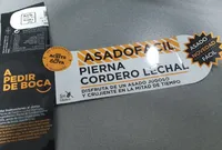Asado facil. Pierna cordero lechal