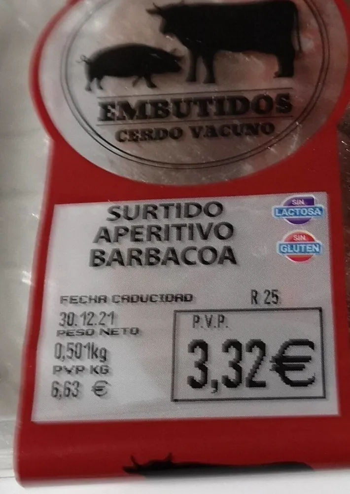 Surtido aperitivo barbacoa