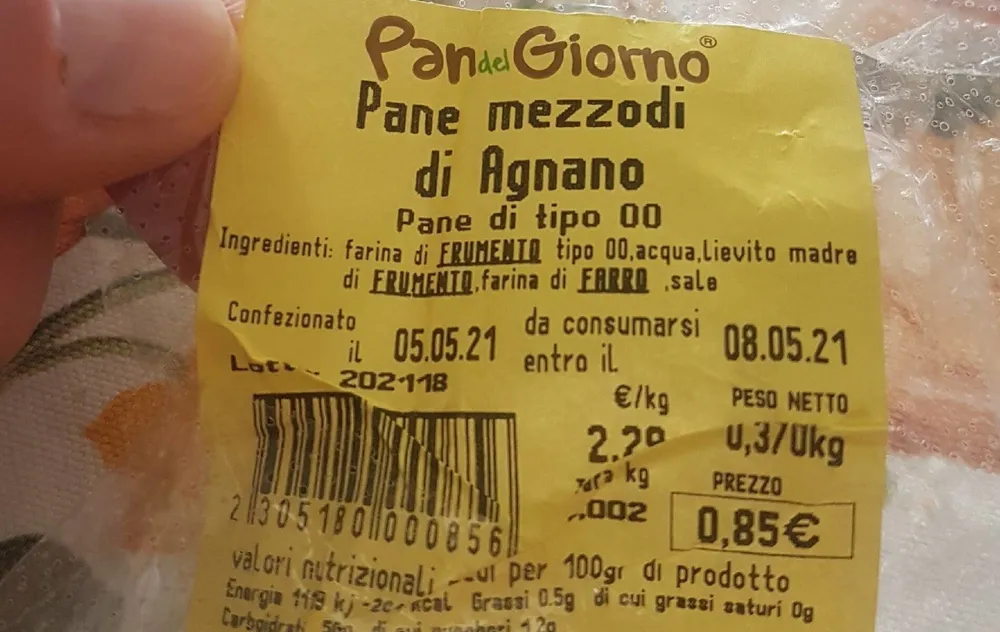 Pane mezzodi di Agnano