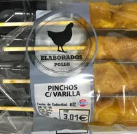 Pinchos con varilla
