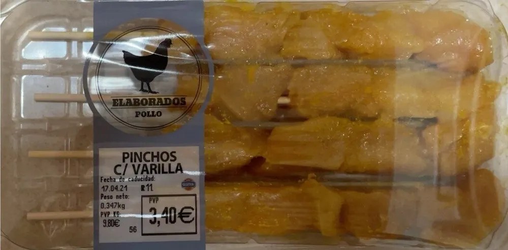 Pinchos c/varilla