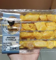 pinchos con varilla