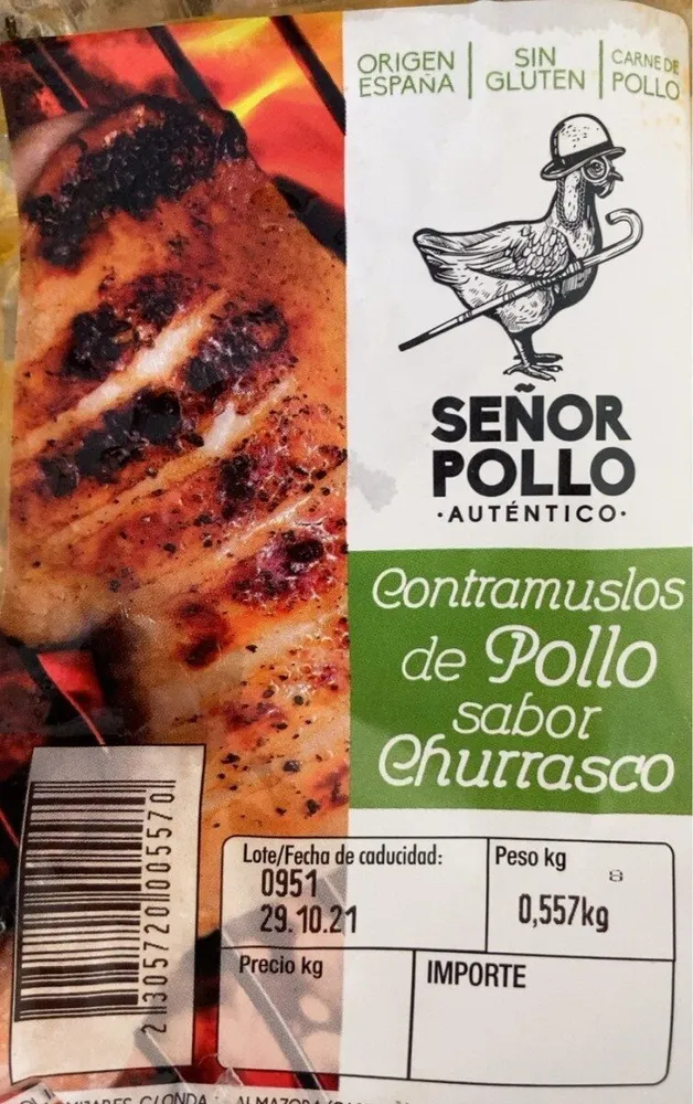 Contramuslos pollo churrasco