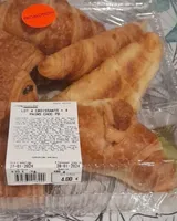 4 croissants , 4 pains au chocolat