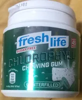 Chewing gum chlorophyll