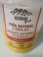 Piña natural a rodajas