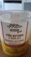 Piña natural a rodajas