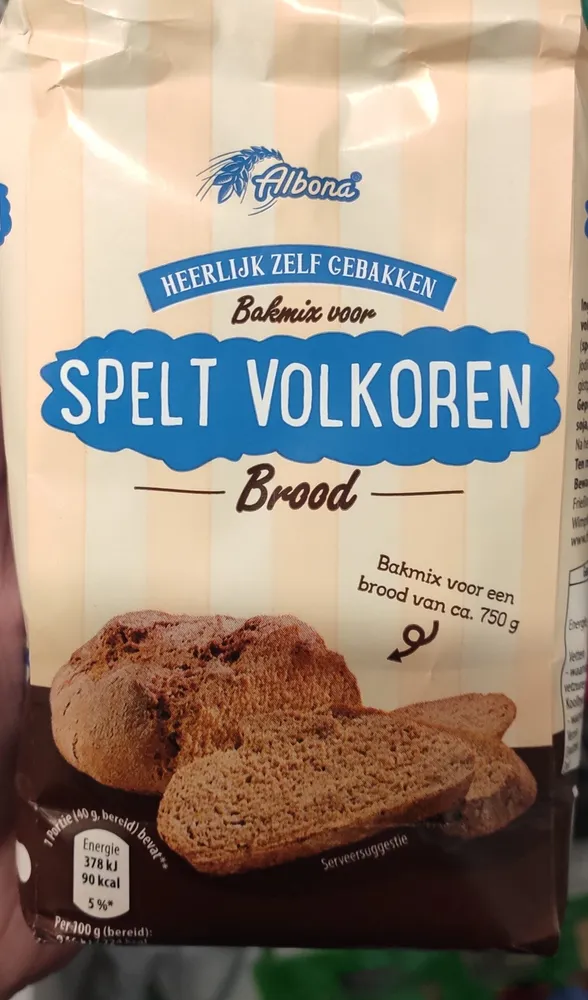spelt volkoren bakmix