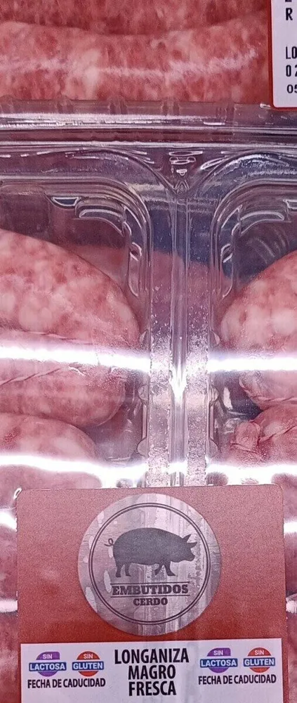 Salchichas longaniza magro fresca