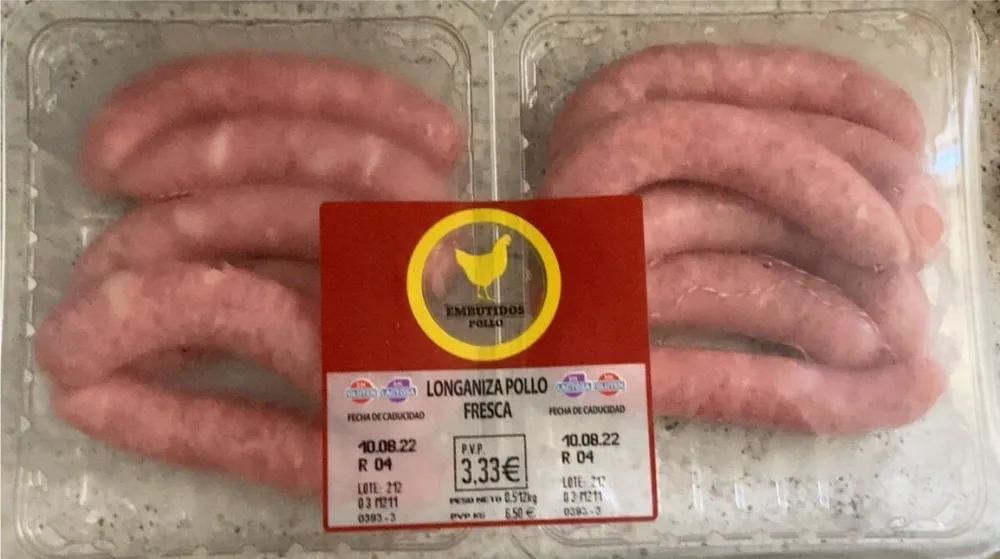 Longaniza pollo fresca